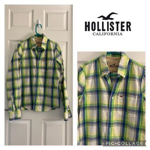 Hollister Plaid Button Down Shirt!
